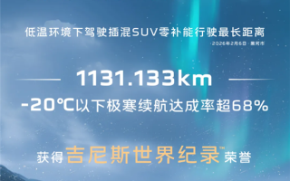 红旗HS6 PHEV创吉尼斯纪录！-20℃行驶1131.133km续航最长 !