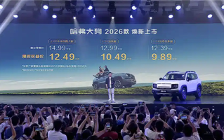 几步就能“变脸”的SUV 新款哈弗大狗上市：限时9.89万起 ！