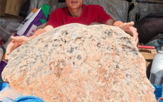 一火流星坠落广东 陨石猎人挖地3米找出：重达423公斤 !