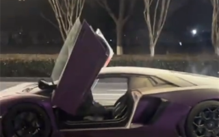 杭州网约车追尾千万元兰博基尼 网友：赔不起咋办 ！