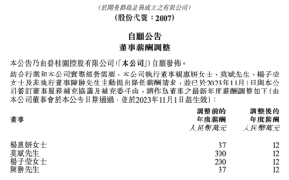 当过十次中国女首富 碧桂园杨惠妍年薪降至12万元 ！