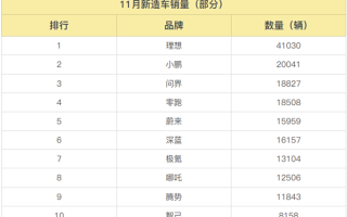 新造车疯狂11月：理想提前达成KPI 问界小鹏回血 ！