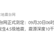 中国台湾海峡4.5级地震：福建厦门等多地有震感 !
