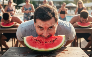奖品是一份薯条 巴西男子参加吃西瓜大赛被噎死 ！