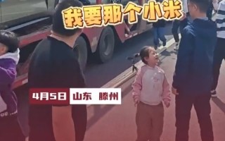 高速堵车现场秒变SU7车展上热搜 拍摄者：连小孩都能叫出小米 !