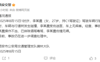 女子将新能源汽车开上树 官方回应：系操作不当 !