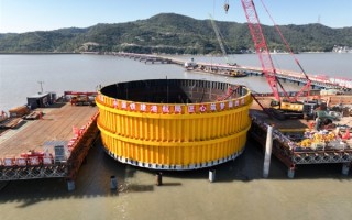 国内跨度最大！双屿门大桥进入海上主塔施工阶段 ！