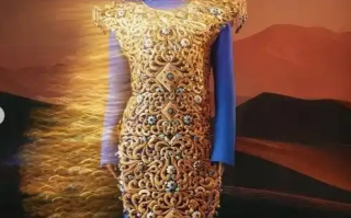 迪拜一公司打造10公斤重的黄金礼服 约人民币776万元 创吉尼斯世界纪录 ！