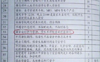 合肥一高中宿舍睡觉不许关门：公共区域不让穿拖鞋 ！