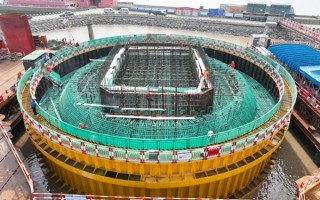 直径27米！国内最大跨度跨海桥梁首个海上承台顺利浇筑完成 ！