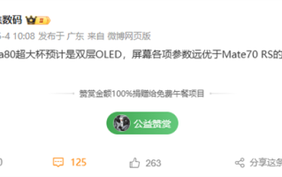 华为Pura 80疯狂堆料！超大杯搭载双层OLED：屏幕参数超越Mate 70 RS !