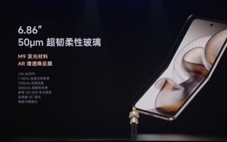 唯一满配旗舰小折叠！TCL华星宣布独供小米MIX Flip 2内外屏 ！