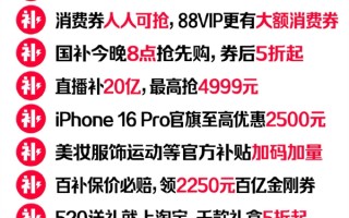 天猫618今天开启！更简单更便宜 85折起叠大额消费券 ！