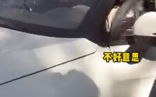 女子报警称车玻璃被盗 一键找回：降下不知道升起 ！
