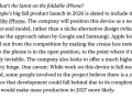 苹果放大招！首款折叠屏iPhone明年发布 屏幕、铰链两大关键优势 ！