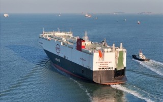 比亚迪首艘汽车滚装运输船已进入欧洲北海 即将到达目的港 ！