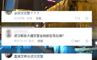 三辆渣土车高架并行被交警处罚：网友纷纷喊话武汉交警 ！