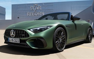 4.0T V8+电机！AMG最强动力敞篷跑车发布：纯电能跑13公里 ！