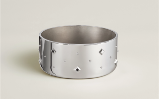 100%不锈钢、法国制造 爱马仕上架新款狗碗：售价超2万元 ！