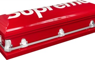 潮流品牌supreme开始卖棺材：20号钢打造、豹纹内饰 ！