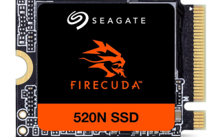 希捷推出FireCuda 520N SSD：M.2 2230尺寸专为掌机设计、最大可选2TB ！