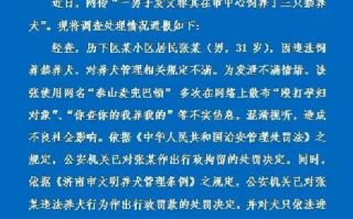 男子炫耀市中心养烈性犬被行拘：并对犬只依法进行处置 ！