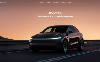 特斯拉Robotaxi正式上线官网 开启内测：一单30元 ！
