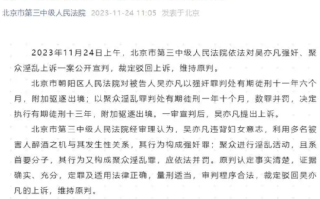 吴亦凡案二审维持13年原判：附加驱逐出境 ！