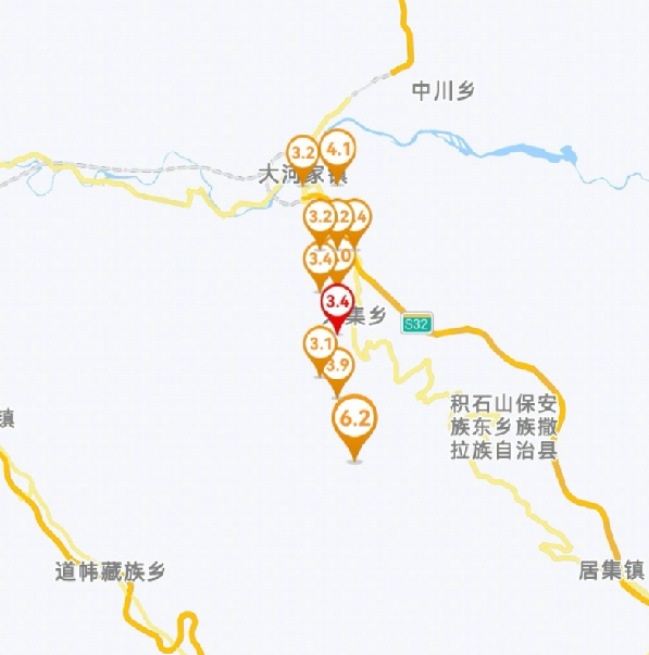 甘肃共记录到余震423次：目前最大余震4.1级，距主震约14公里 ！-第1张图片